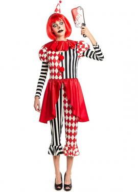 Macabre Jester Costume for Women