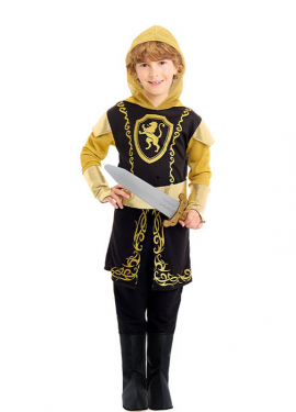 Golden Knight costume for boys