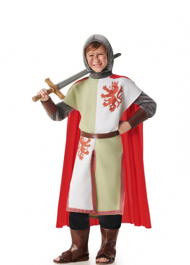 Medieval Knight Lion Costume for Kids