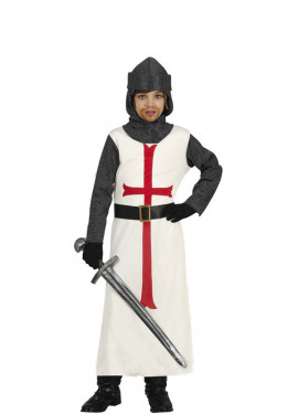 White Knight Templar costume for children