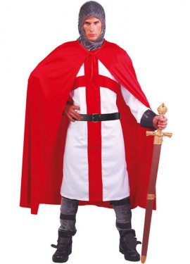 Fato de Cavaleiro Templário para homem