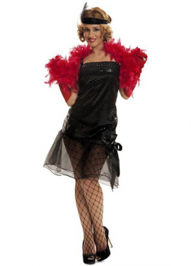 Black Cabaret costume for girl