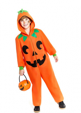 Smiling Pumpkin Costume for Boys