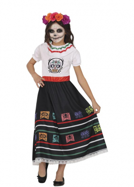 Calavera Catrina costume for girls