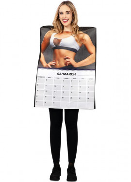 Traje de calendário sexy para mulheres