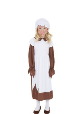 Disfraz de Campesina Victoriana para niña