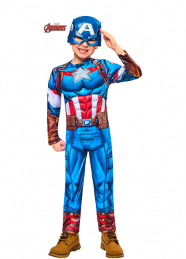 Captain America Onesie Costume for Boys