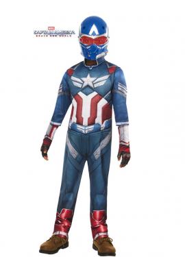 Deluxe Captain America Costume for Boys