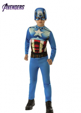 Captain America Opp Costume with Mask in Box for Boys