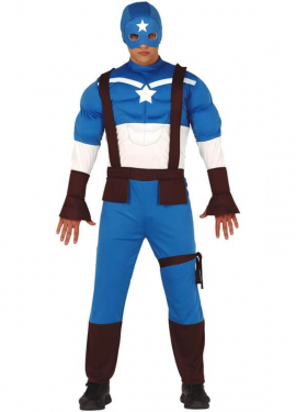 Costume da Capitano Blu per uomo