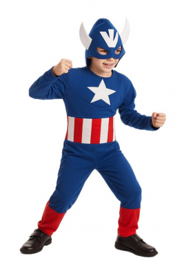 Fato de Capitão azul para menino