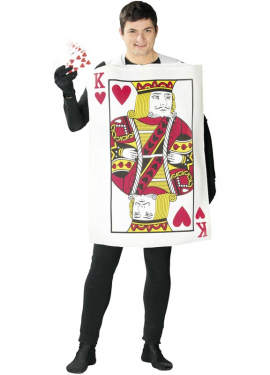 Adult King of Hearts Card Costume