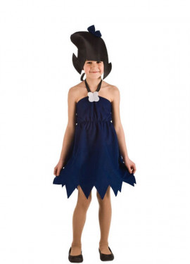 Costume da Cavernicolo azzurro per bambina