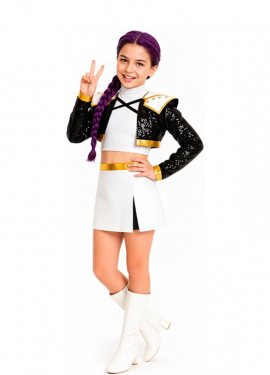 Costume Premium da Cacciatrice K-Pop per bambina