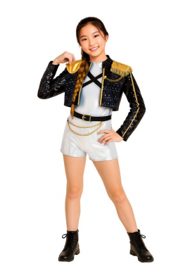 Disfraz de Cazadora K-Pop Premium para niña