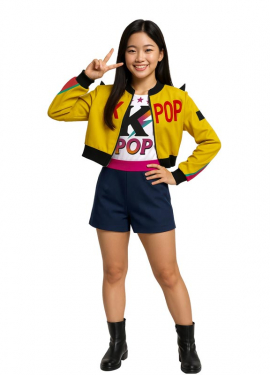 Disfraz de Cazadora K-Pop Rumi para mujer