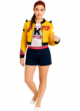 Disfraz de Cazadora K-Pop Rumi para mujer