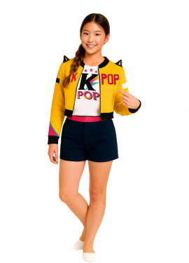 Disfraz de Cazadora K-Pop Rumi para niña