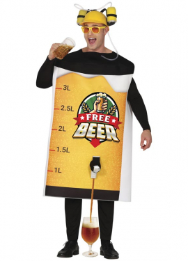 Free Beer Costume for Men