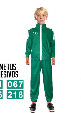 Customizable green tracksuit costume from the Squid Game