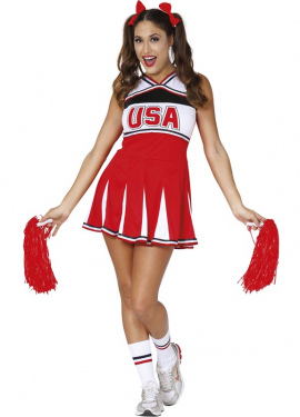 Cheerleader or cheerleader costume for women