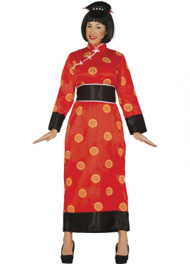 Red China costume for women