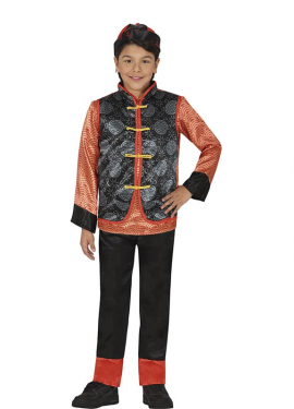 Orange Chino costume for boys