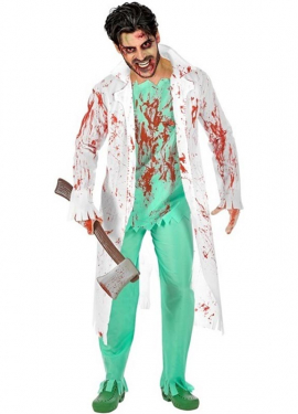 Zombie Surgeon Costume for Adults