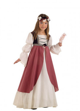 carrera vestir Comercialización Disfraz de Clarisa Medieval niña