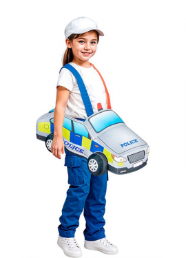 Police Car Costume for Kids