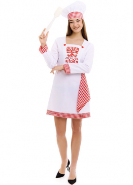 Chef Cook Costume for Women