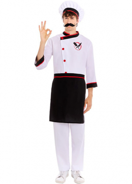 Chef Cook Costume for Men