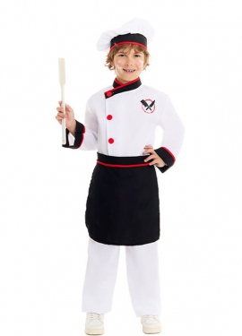 Chef Cook Costume for Kids