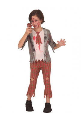 Zombie Schoolboy Costume for Boys