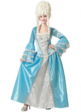 Blue Courtesan Costume for Women