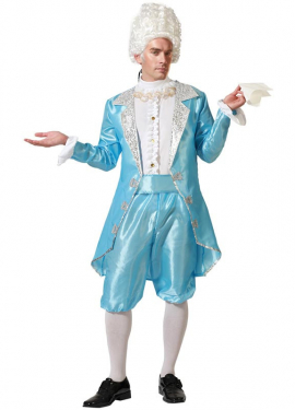 Blue Courtier Costume for Men