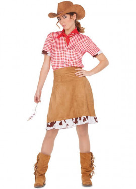 Costume da Cowgirl marrone per bambina