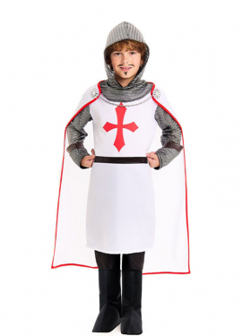 Templar Crusader costume for kids