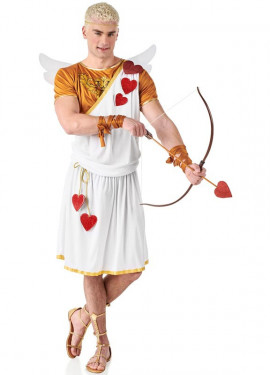 Juego de arco y flecha de Cupido para el día de San Valentín, juego de lazo  rojo y flecha para adultos y adolescentes, accesorios para fotos (dorado