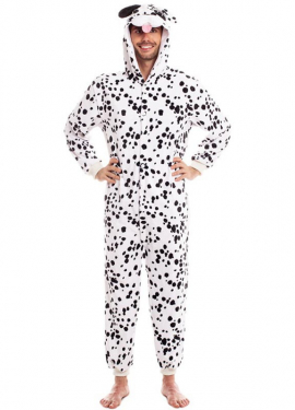 Dalmatian costume with small spots for adults