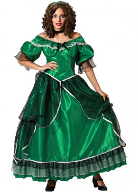 Green Southern Lady Costume for Women