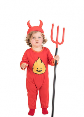 Red Demon costume for baby