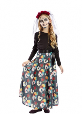 Day of the Dead costume for girls