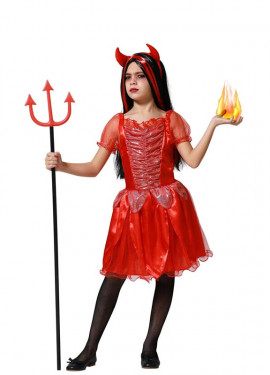 Fire Devil Costume for Girl