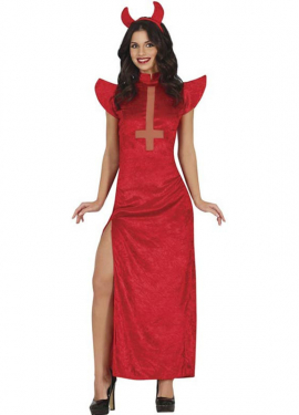 Costume de diable sexy avec des cornes pour femme