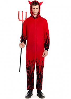 Devil on Fire Costume for Men