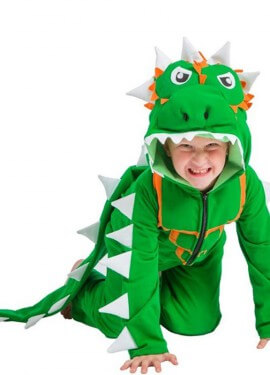 Green Dinosaur Costume for Boys