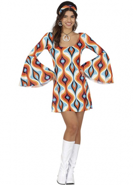 70s Disco Costume Dress for Women