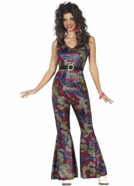 Sparkly Disco Costume for Women
