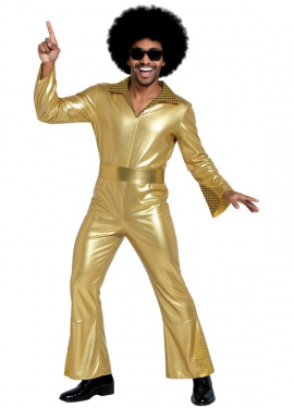 Men's Gold Disco Costume